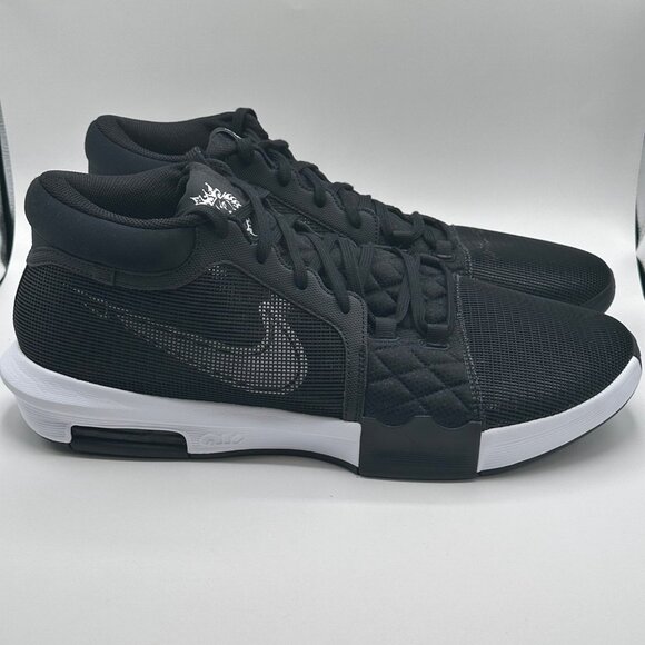 Men's Nike Lebron Witness VIII TB Black/White Basketball Shoes FB9944-002 Sz 18 - Picture 3 of 11